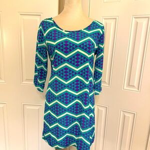 Abstract super fun mini dress
